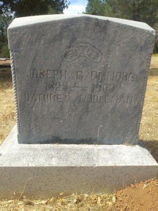 [Picture of Joseph Gilmore grave]